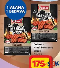 POLONEZ HİNDİ FERMENTE SUCUK 270 G POLONEZ HİNDİ FERMENTE SUCUK 270 G